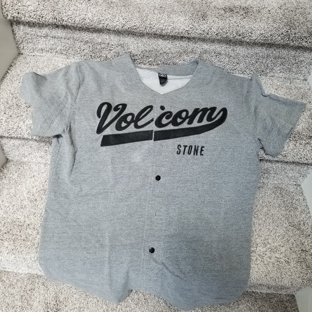 Volcom baseball jersey shirt